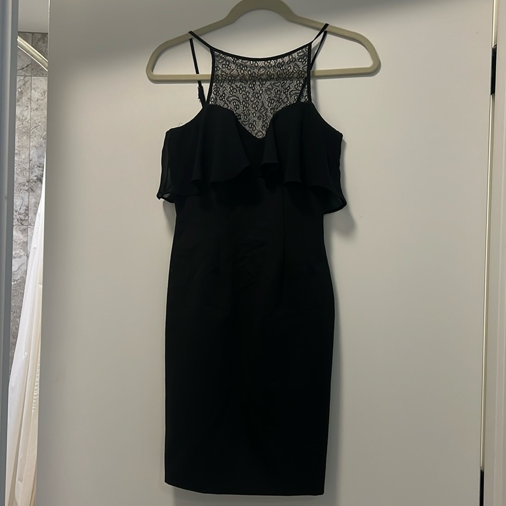 BCBG black cocktail dress
